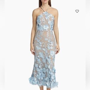 Elliatt Jules Dress Floral Appliqué Midi-Dress